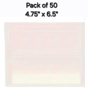 Pack of 50 Clear Shipping Label Protectors